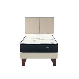 Cama Europea 1 Plaza 200 Plus Respaldo Everest