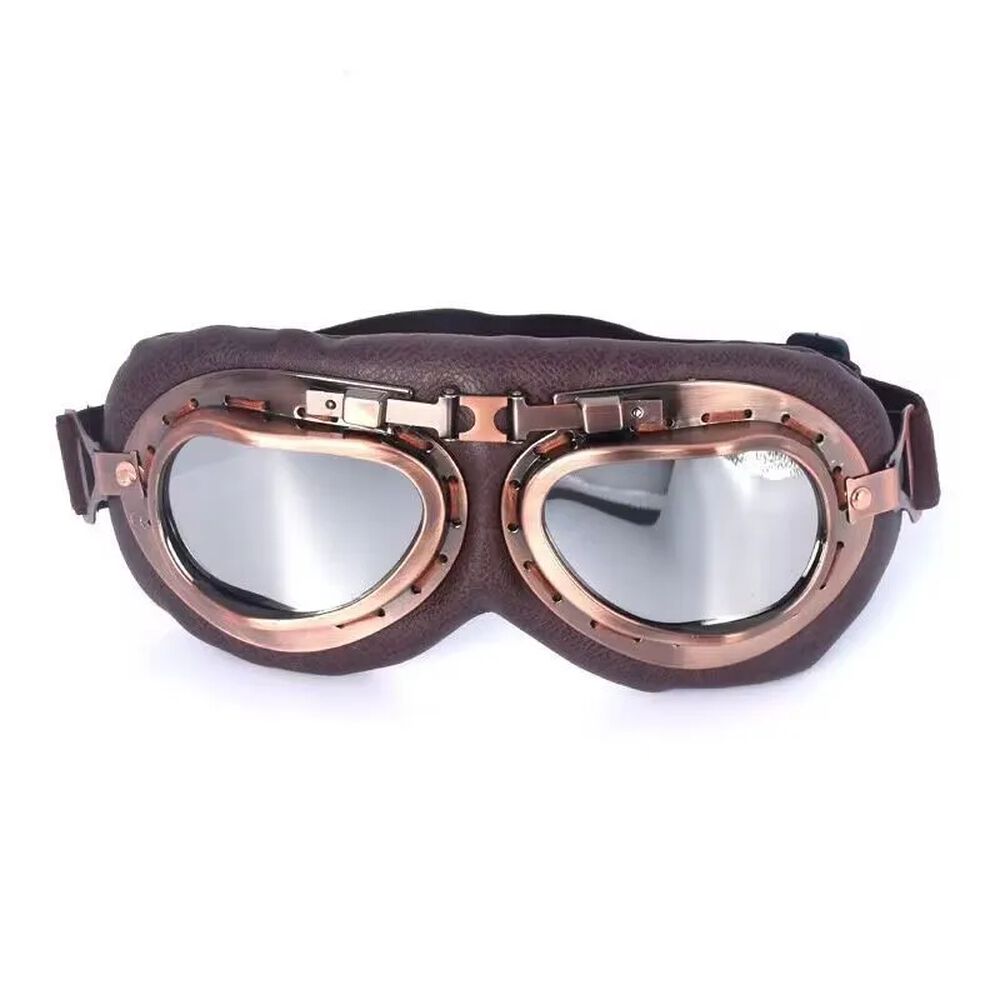 Cosplay Gafas De Moto Vintage Piloto Steampunk image number 6.0