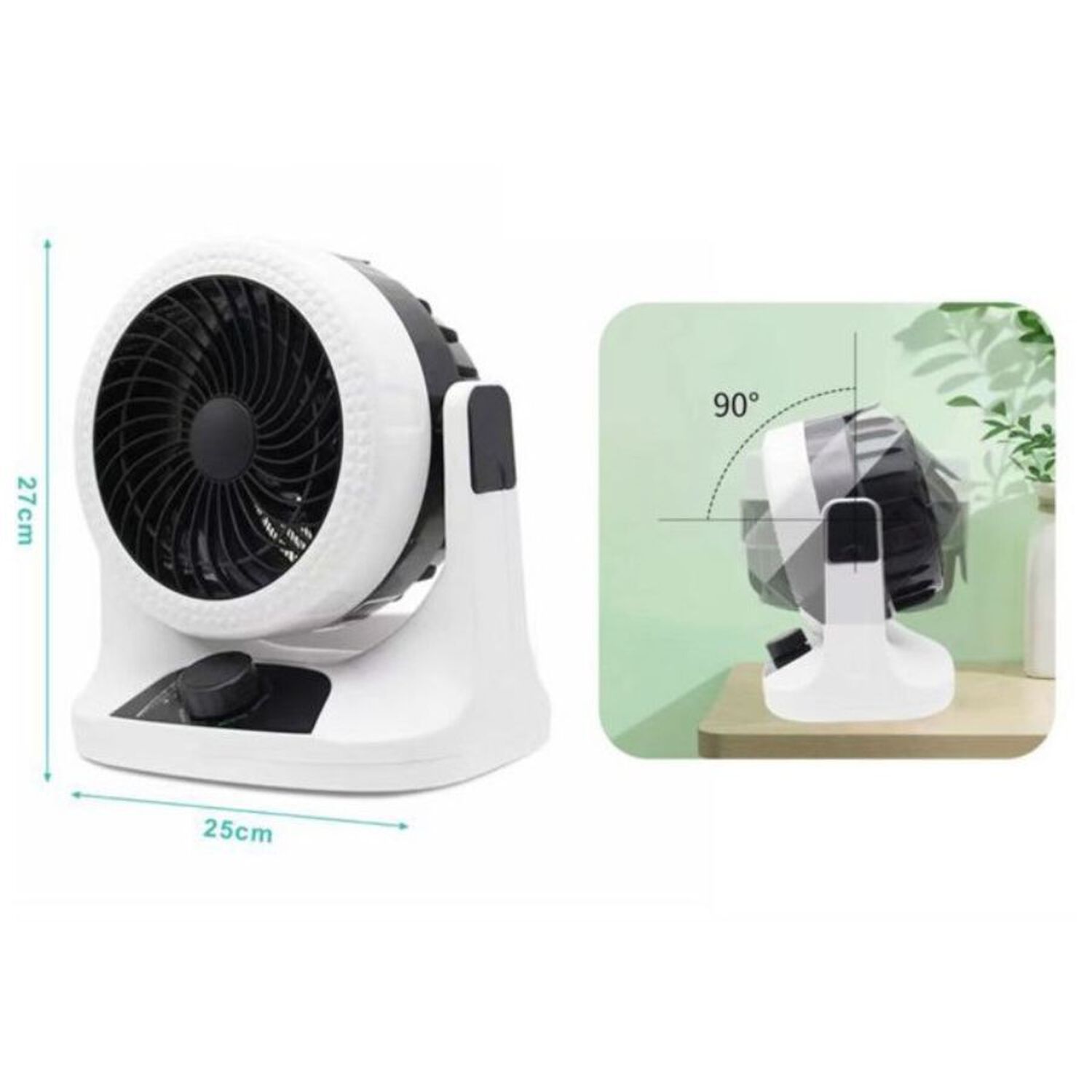 Termoventilador Calefactor Frio Caliente Giratorio Ajustable image number 2.0