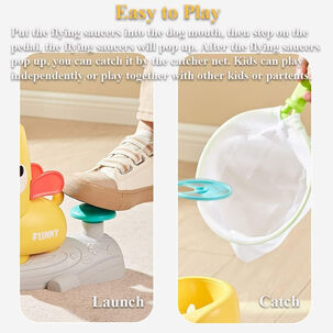 Juego Infantil Pato Lanzador De Aros Para Exterior Niños
