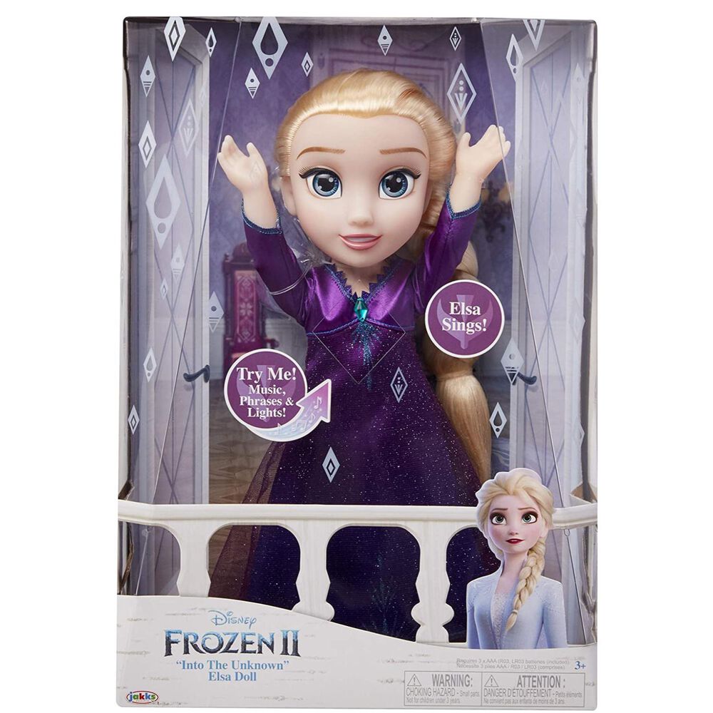 Juguete Figura De Accion Elsa Cantante Español Frozen Ii Hasbro image number 3.0