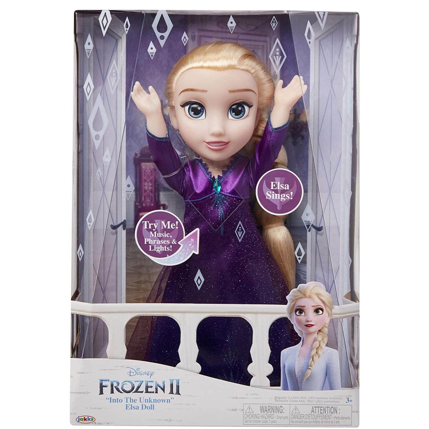 Juguete Figura De Accion Elsa Cantante Espa&ntilde;ol Frozen Ii Hasbro image number 3.0