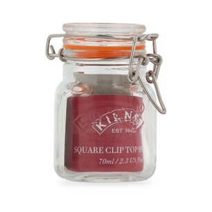 Frasco Conservero Kilner Clip Top Cuadrado 70 Ml