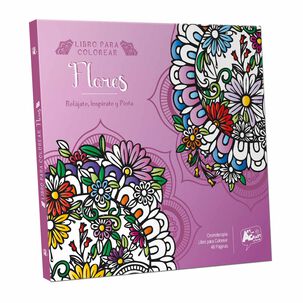 Libro Para Colorear Flores 48 Pag. Art & Craft