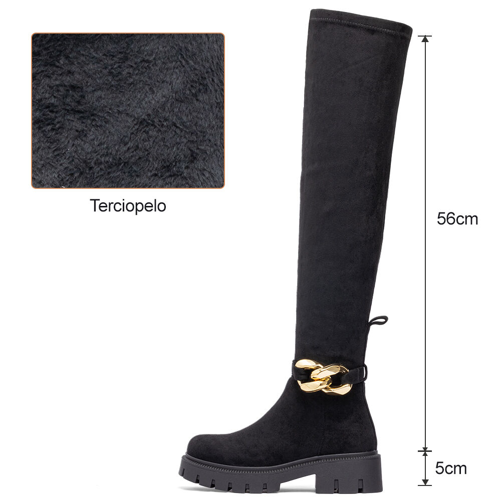 Bota Azeneth Negro Weide image number 4.0