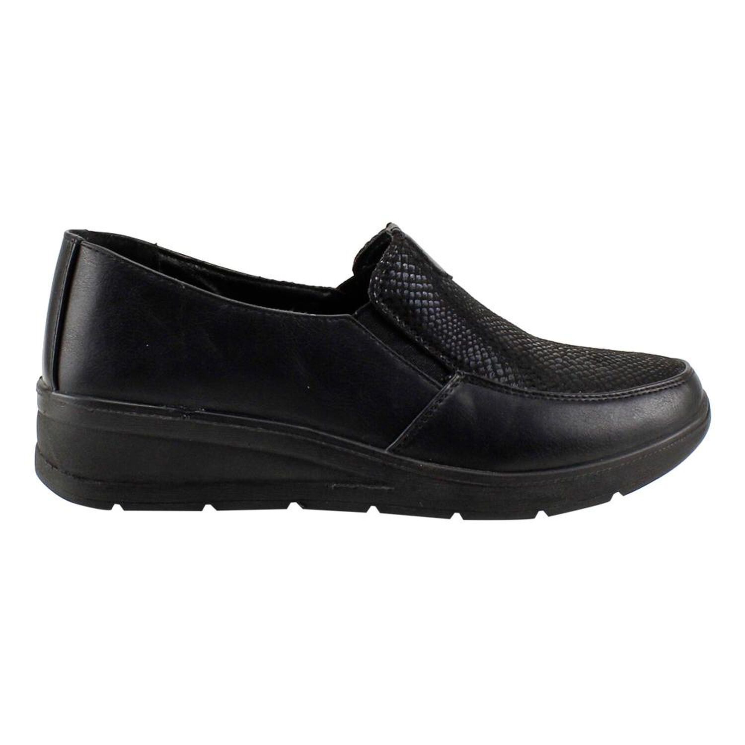 Mocas&iacute;n Mujer New Walk Black image number 0.0