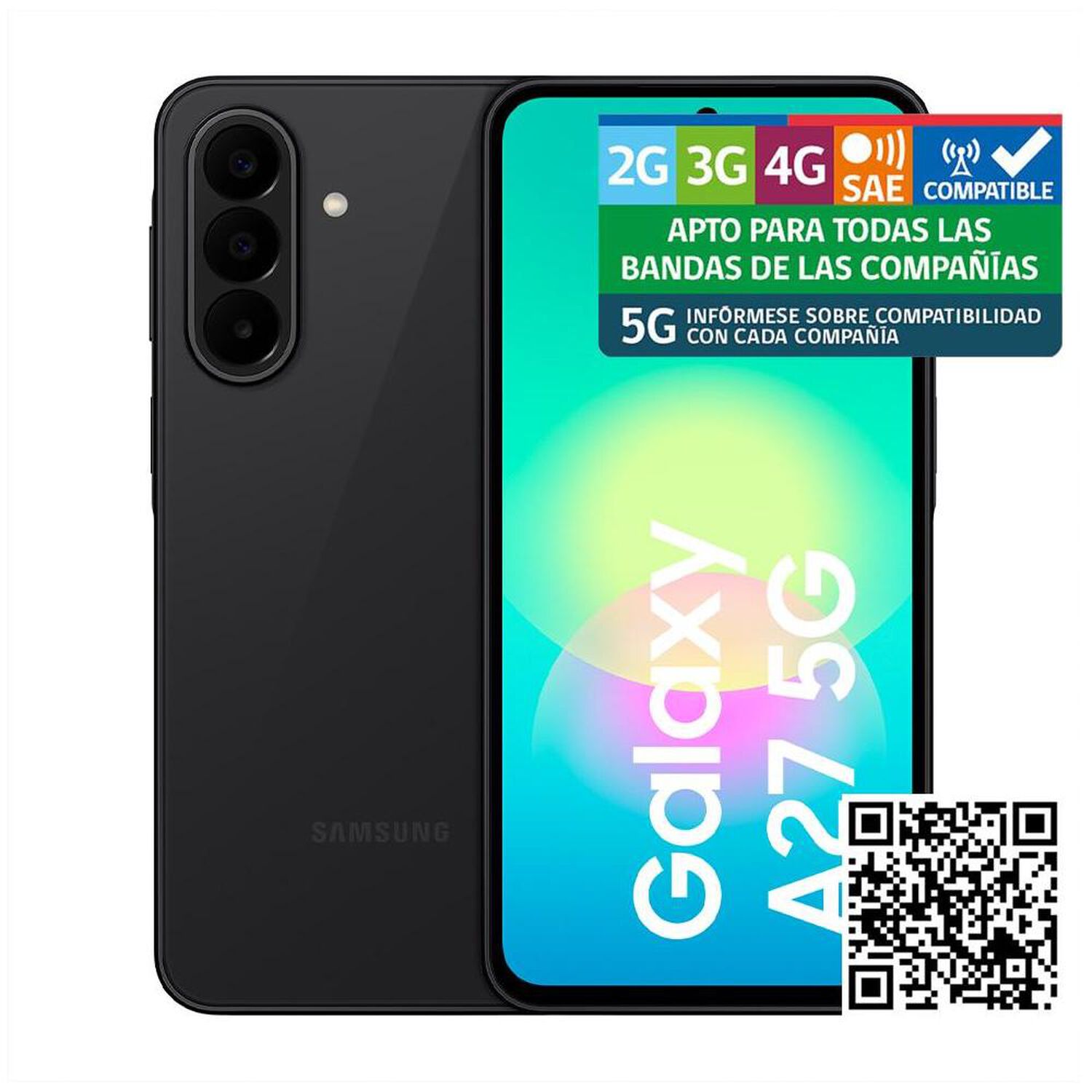 Smartphone Samsung Galaxy A27 / 5G / 128 GB / Black / Liberado image number 11.0