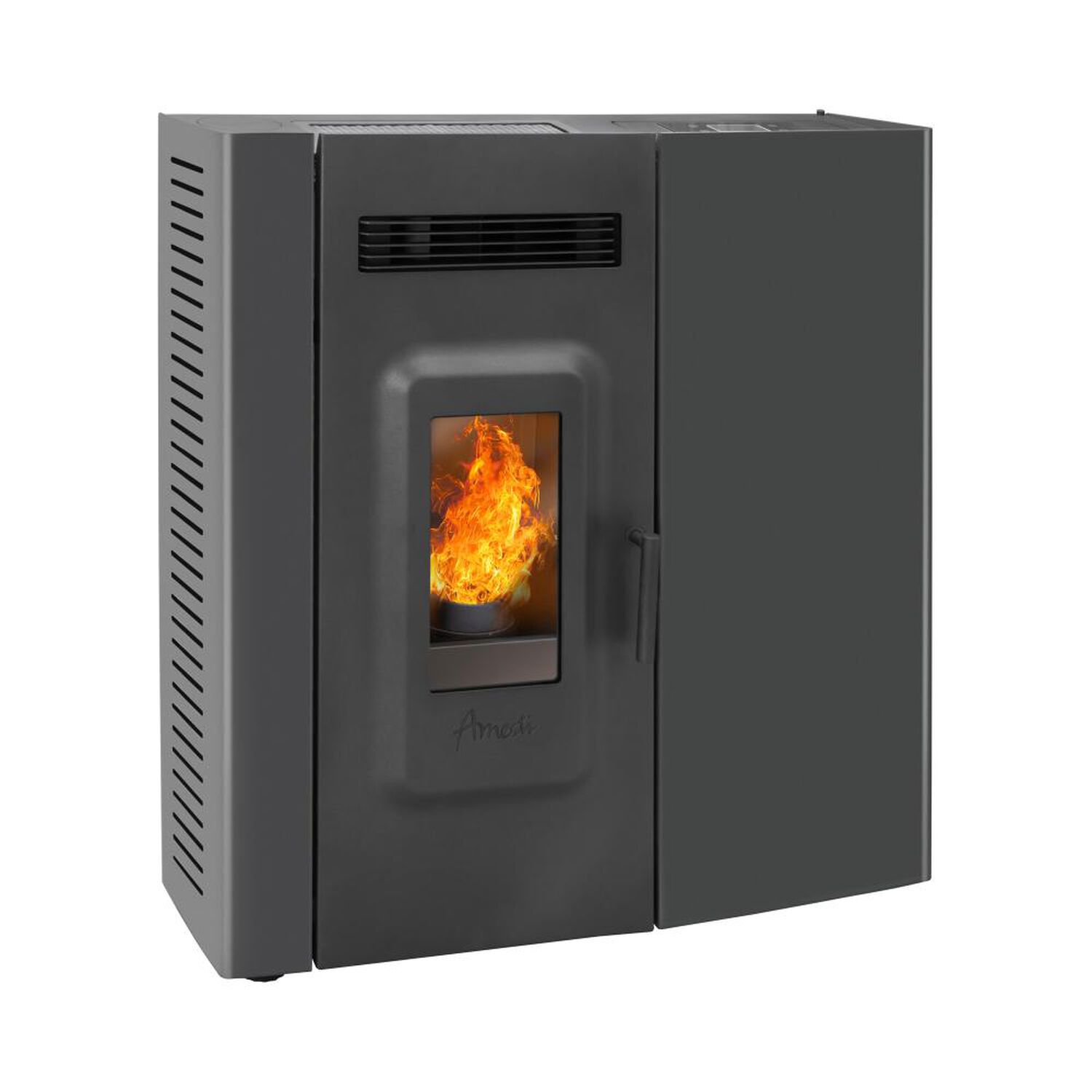 Estufa Pellet Amesti Slim 9000 Negro image number 0.0
