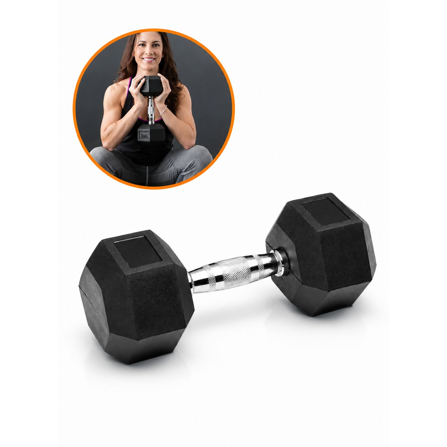 Mancuerna Hexagonal 12.5 Kg Por Unidad - Fitness Crossfit image number 1.0
