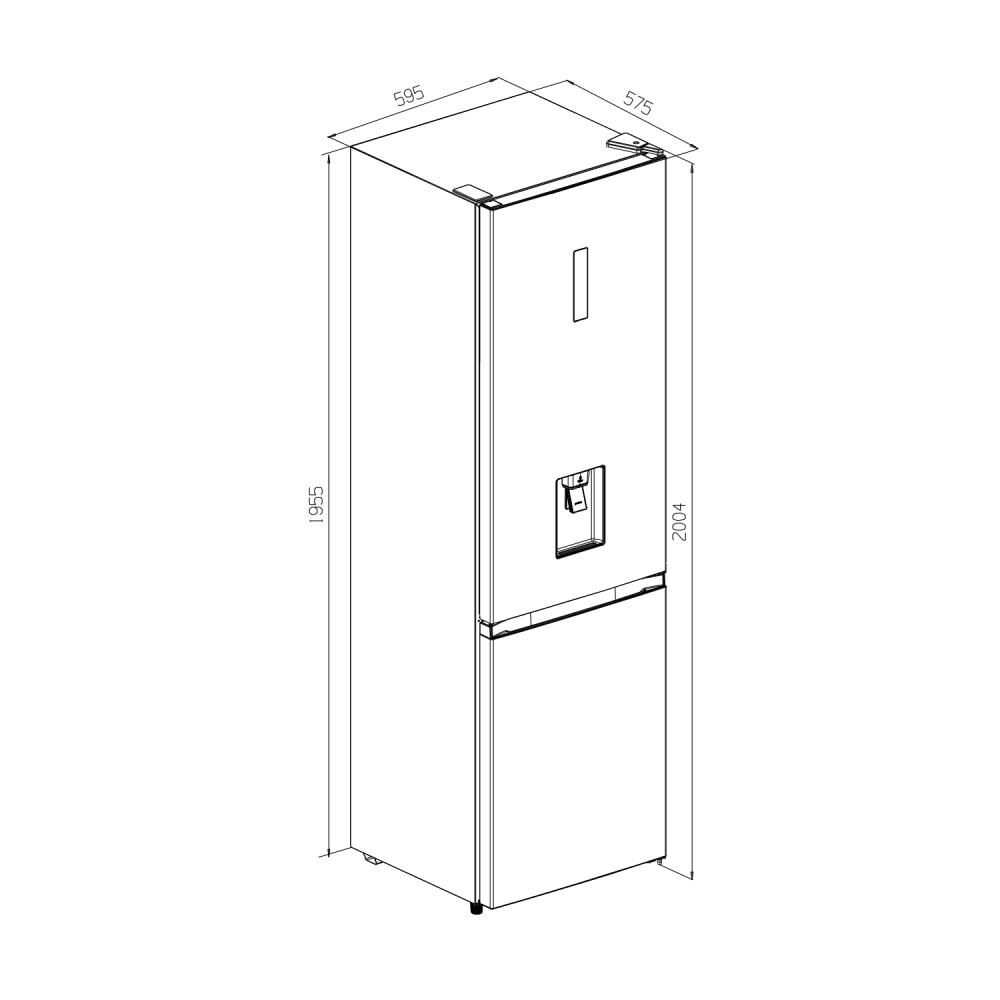 Refrigerador Bottom Freezer Hisense RD-43WCD / No Frost / 324 Litros / A+ image number 9.0