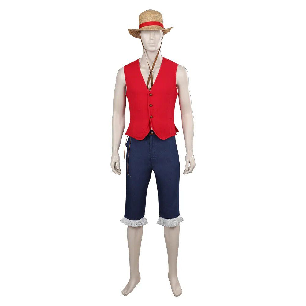 Disfraz Monkey D Luffy + Sombrero Incluido - Disfraz One Piece image number 0.0