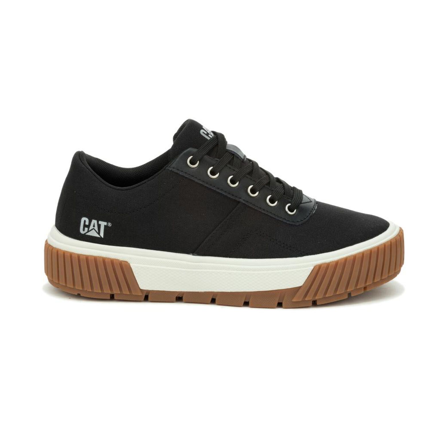 Zapatilla Urbana Mujer Caterpillar Amp Canvas Negro image number 1.0