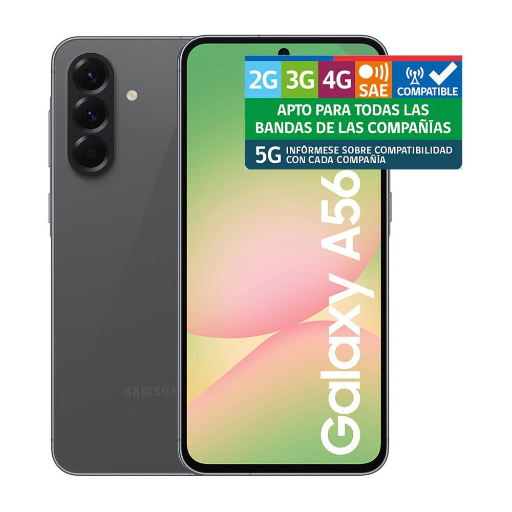 Smartphone Samsung Galaxy A56 / 5G / 256 GB / Grafito Increíble / Liberado image number 6.0
