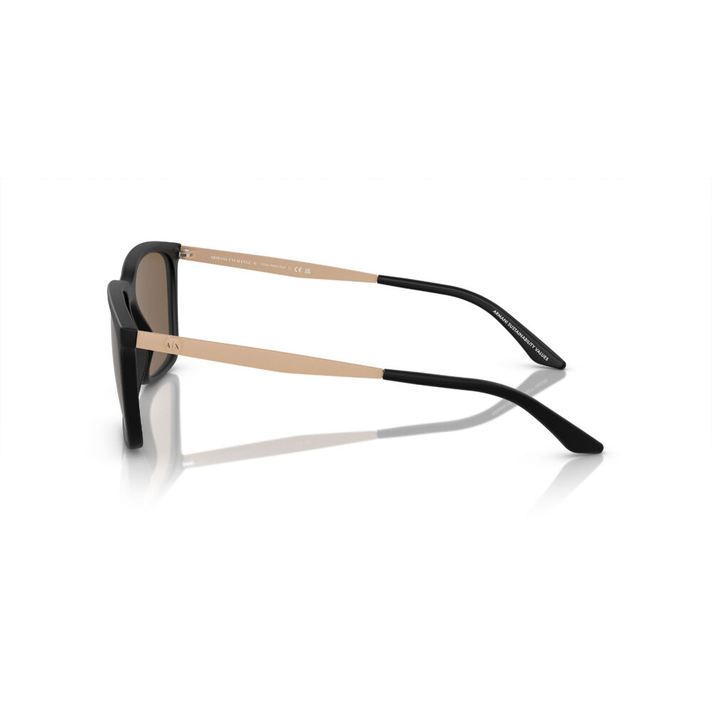 Lentes De Sol Black Matte Armani Exchange image number 2.0