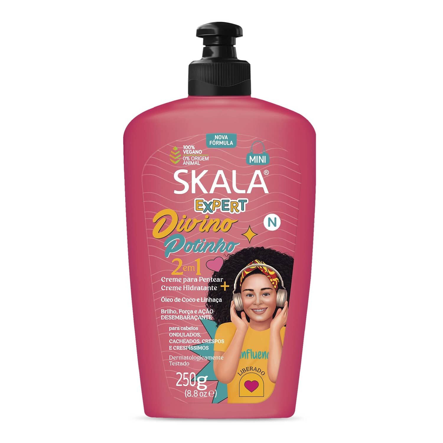 Crema Para Peinar 2en1 Kids Divino Potinho Skala Expert 250g image number 0.0