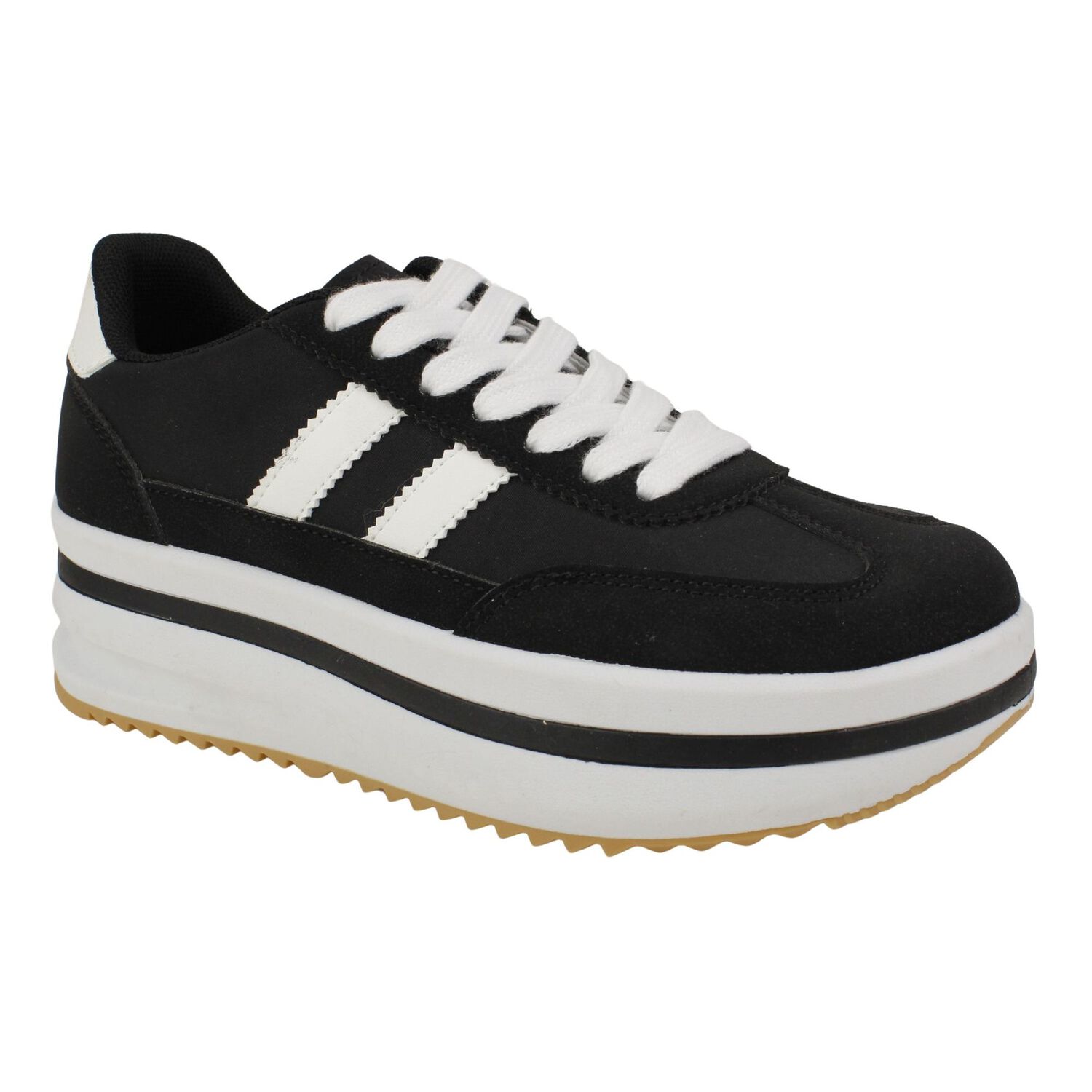 Zapatilla Urbana Mujer New Walk Lrw-295 Negro image number 1.0