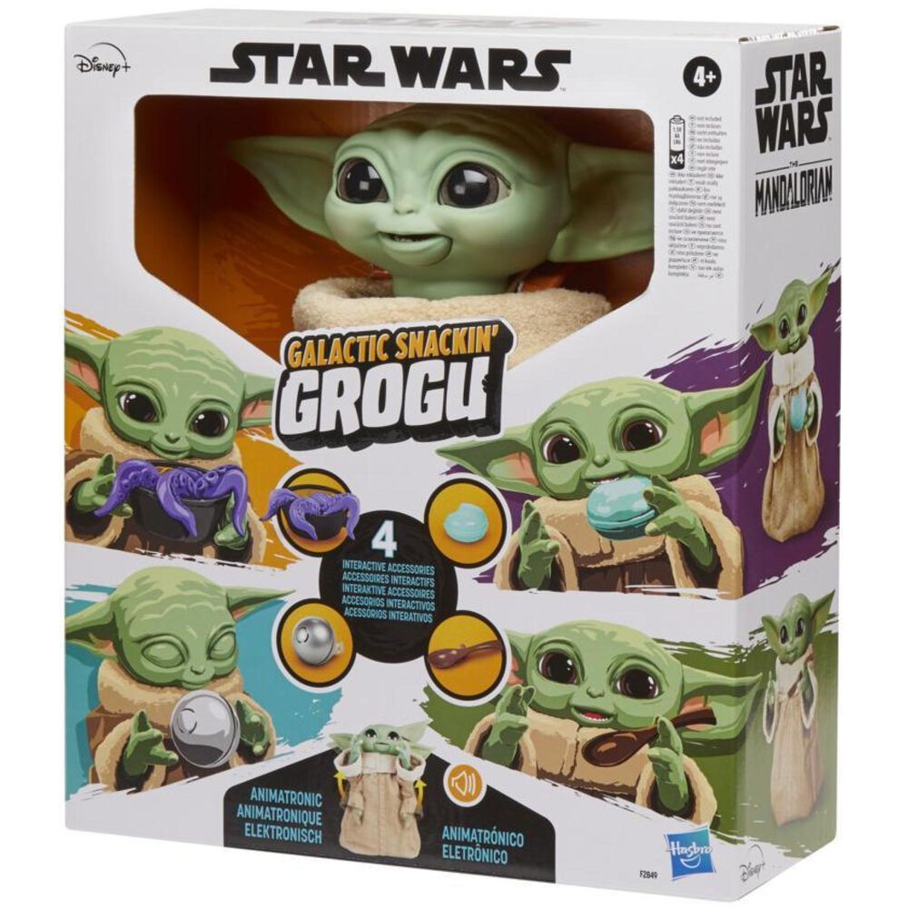 Juguete Figura De Accion Baby Yoda Interactivo Star Wars Hasbro image number 3.0