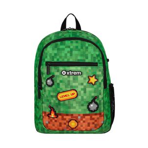 Mochila Xtrem Logan 6xt Pixels Verde