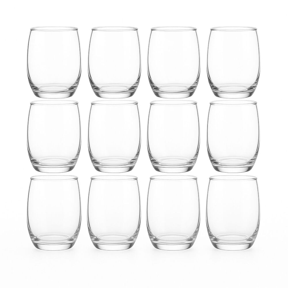 Pack 12 Vasos Altos Vidrio Mikonos Cocina image number 2.0
