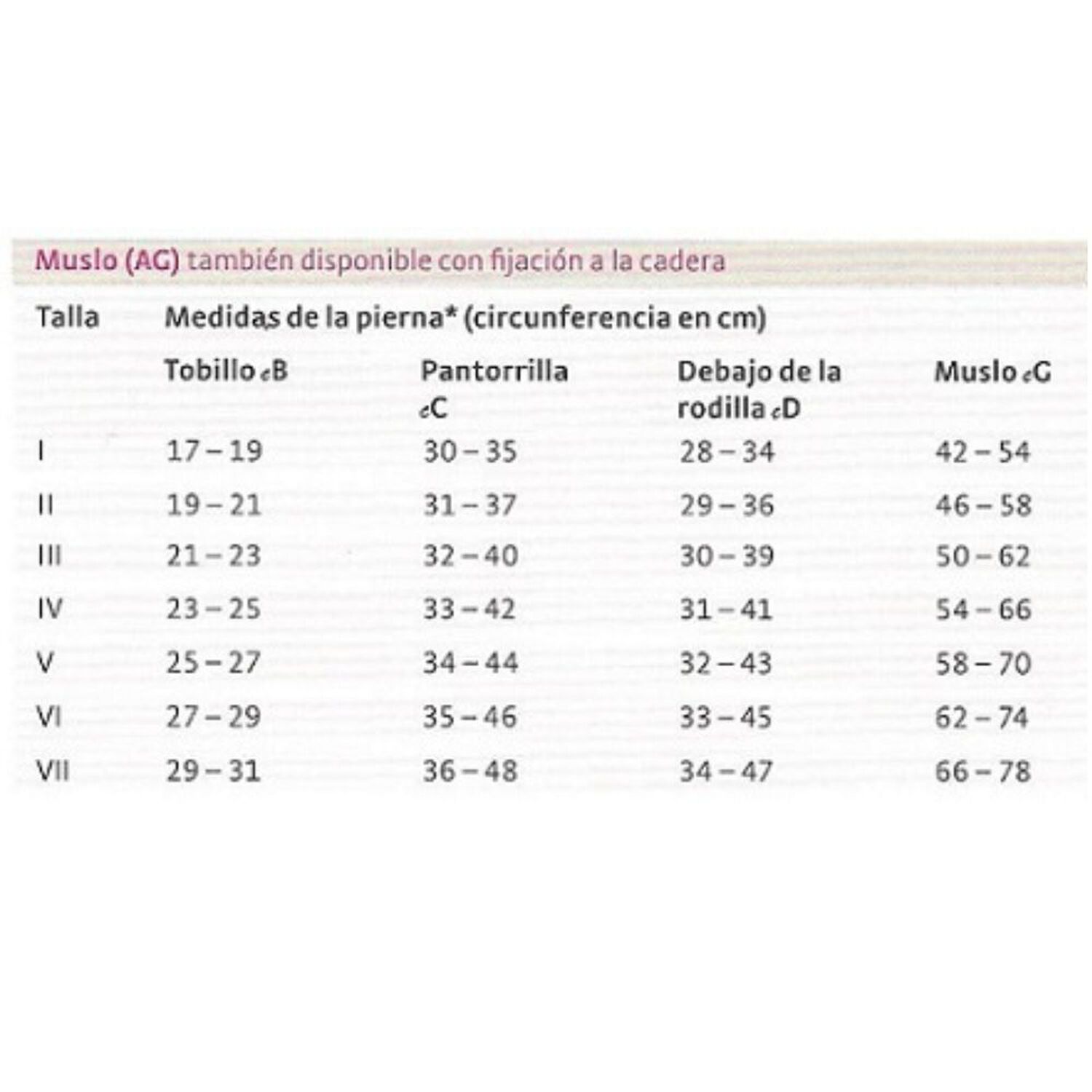 Medias Antiemb&oacute;licas Struva 23 (23 Mmhg) - Talla V - Medi image number 1.0