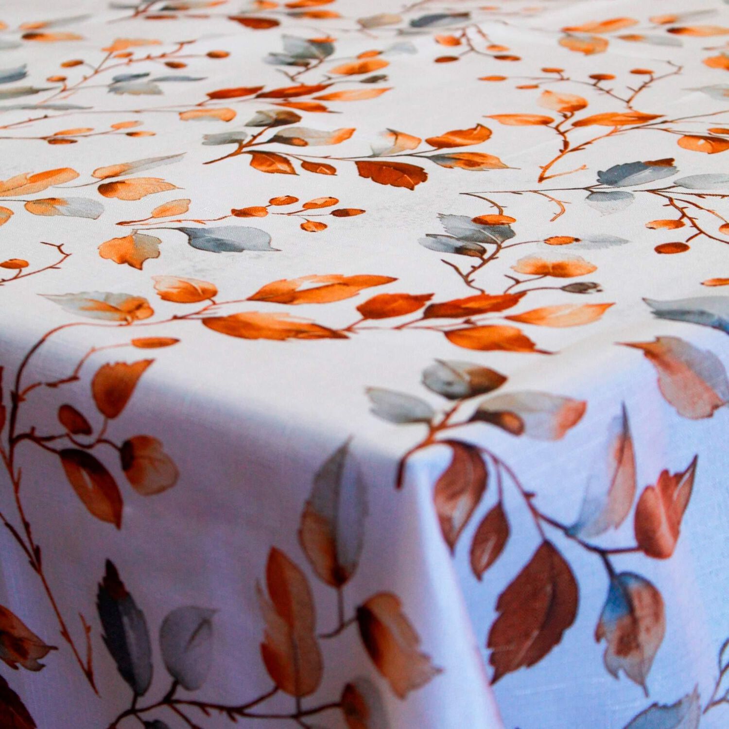 Set 2 Manteles Antimanchas Silvestre Y Natural 160x220 Cm image number 2.0