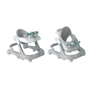 Andador Caminador Multifuncional 4 En 1 Lubabycas Gris