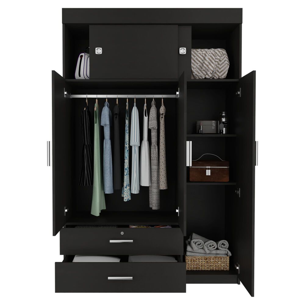 Closet 5 Puertas 2 Cajones Fm-003n - Negro image number 2.0