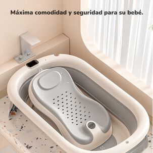 Ba&ntilde;era Con Respaldo De Ducha Comfort Gris Lubabycas