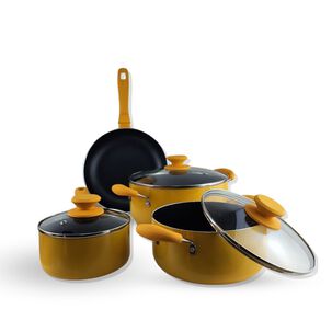Batería De 7 Piezas Titanium Pro Pumpkin Keep Menaje Cocina