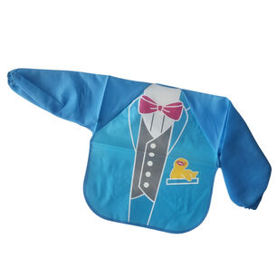 Pechera Babero Impermeable Bebe Ni&ntilde;o Ajustable Con Mangas