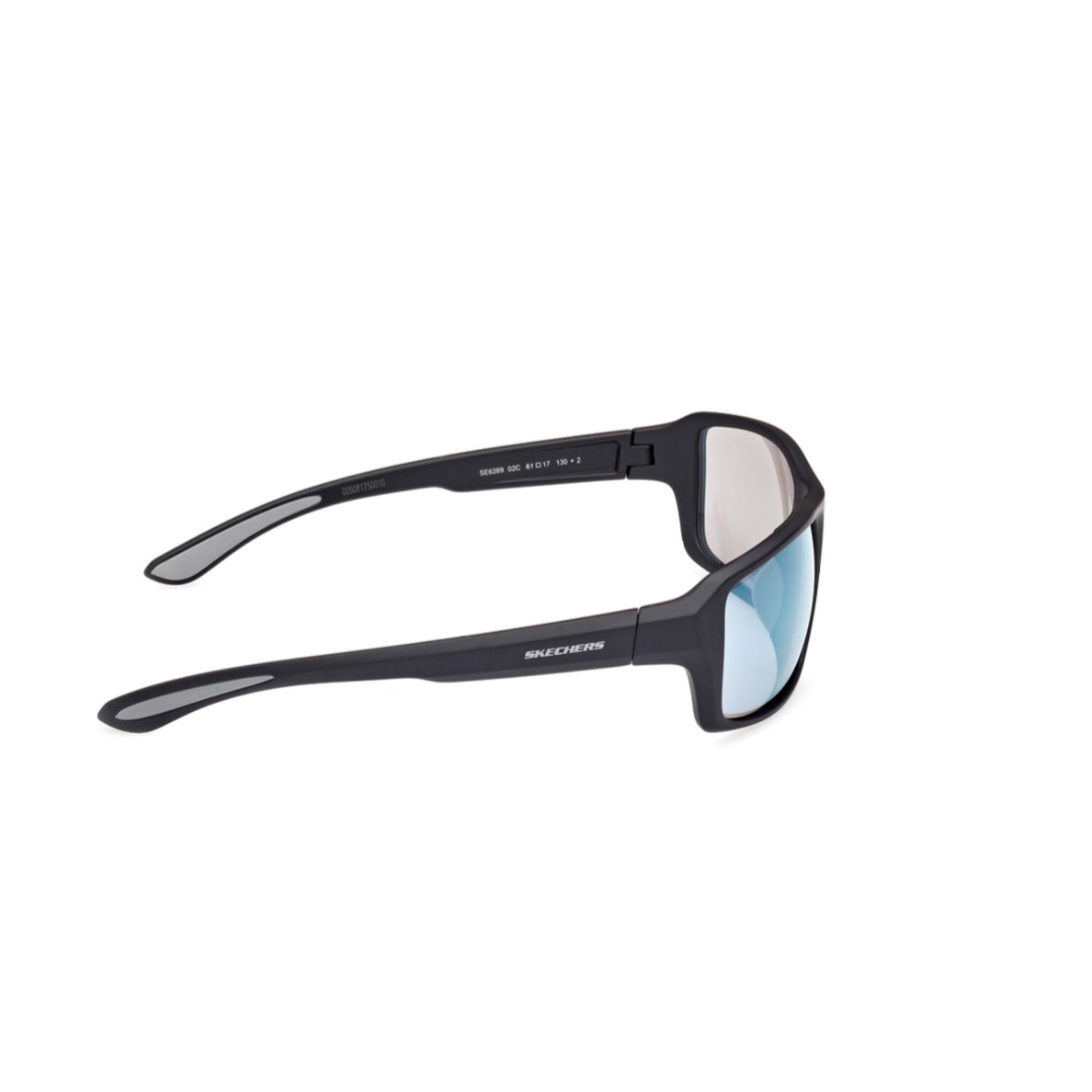 Lentes De Sol Negro Mate Espejados Skechers image number 6.0