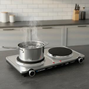 Cocinilla Encimera El&eacute;ctrica 2 Platos Potencia 2200w Marca Blaupunkt