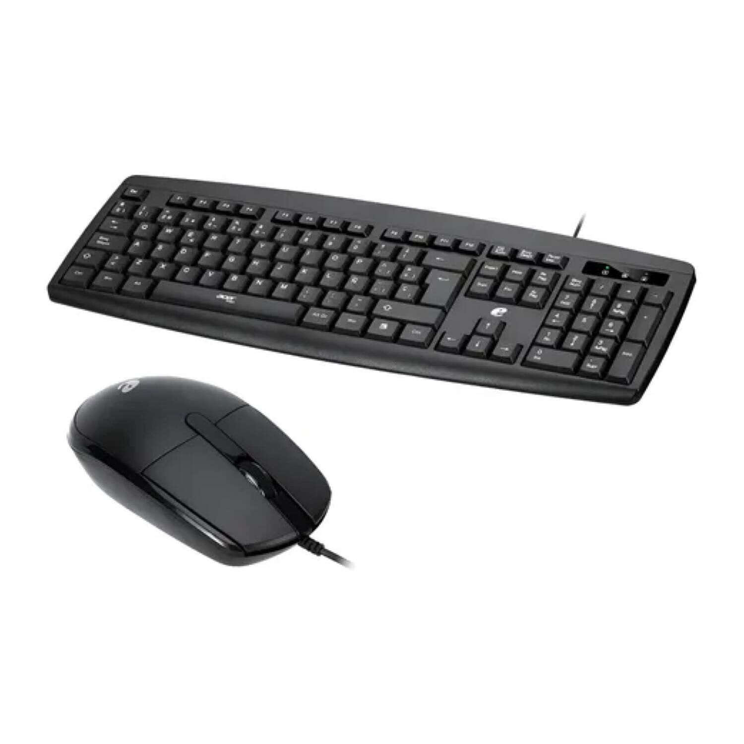 Kit Mouse Usb Y Teclado Espa&ntilde;ol Negro Eak030 image number 3.0