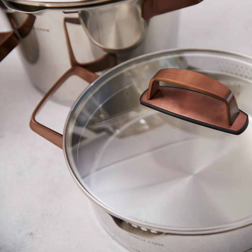 Bateria Simple Cook Niza Cobre 8 Pzs image number 5.0