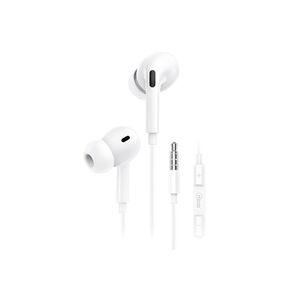 Audífonos Alámbricos In Ear Wired Blancos Mlab