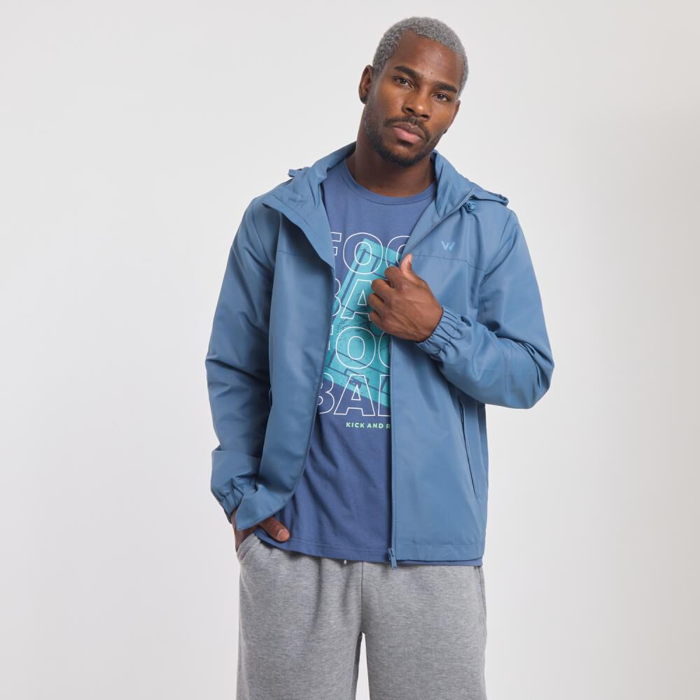 Chaqueta Deportiva Rayas Slim Cuello Alto Hombre Wetland image number 0.0