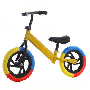 Bicicleta Equilibrio Sin Pedales Infantil Aprendizaje Amarilla