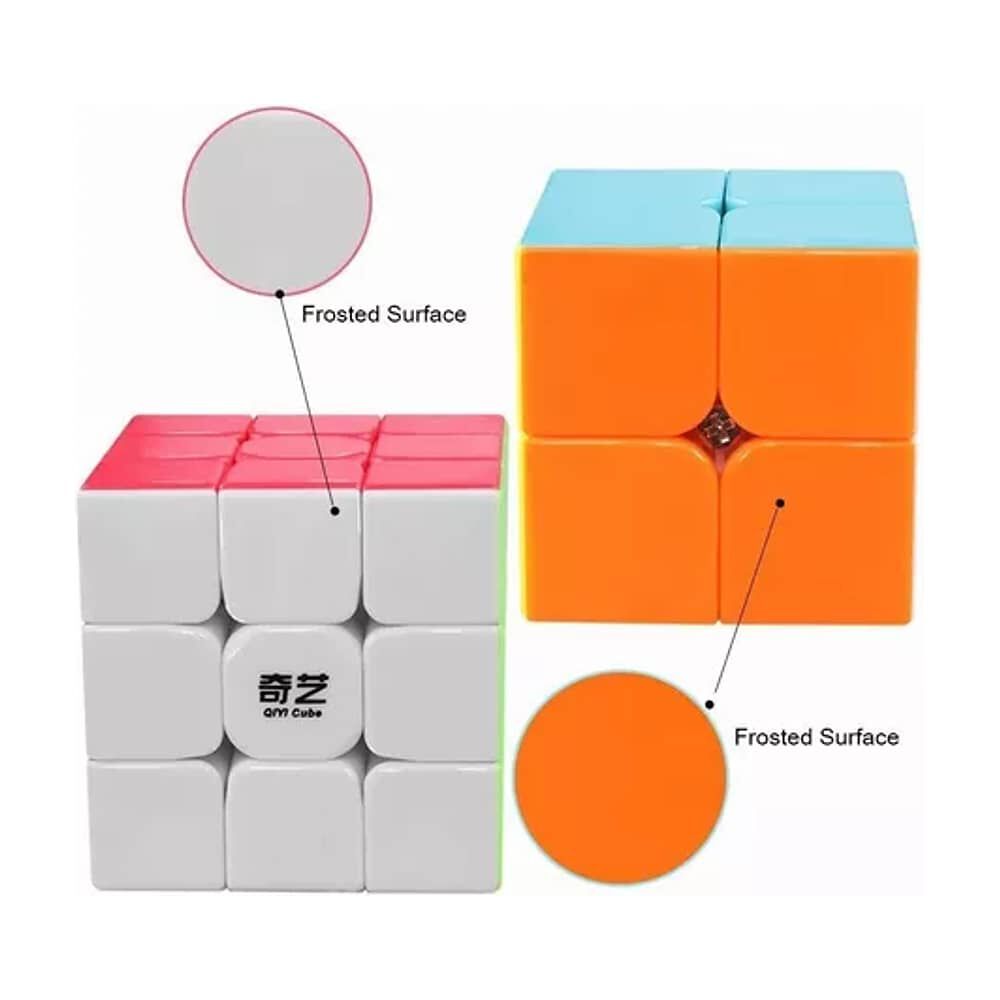 Pack 2 Cubos Tipo De Qiyi 2x2, 3x3 image number 5.0