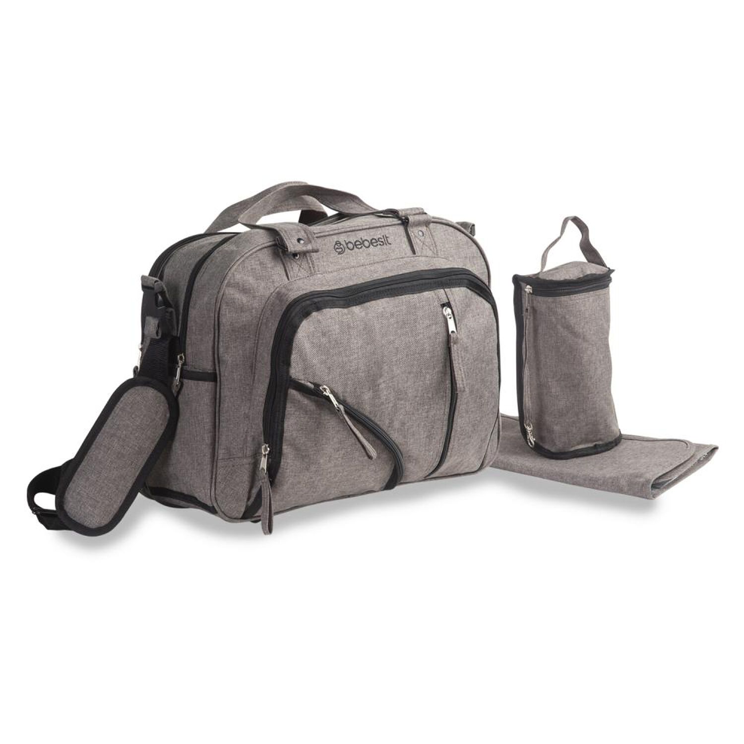 Bolso Maternal Bebesit Gris image number 3.0