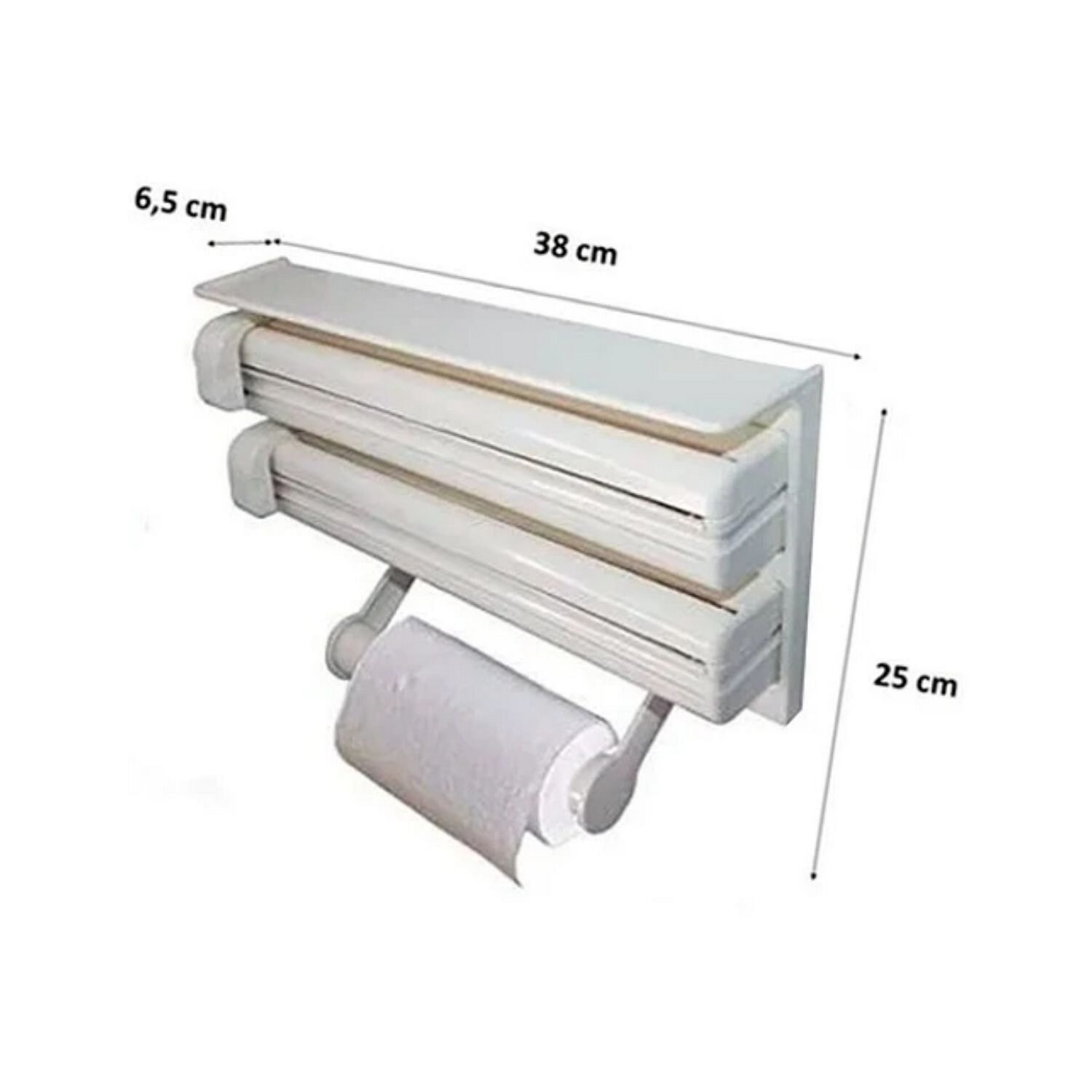 Dispensador Multifuncional Triple Cocina Film Papel image number 2.0