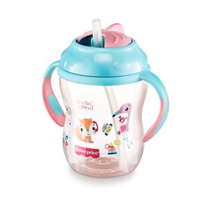 Vaso Bombilla First Moments 270 Ml Fisher Price Rosa Bb1017