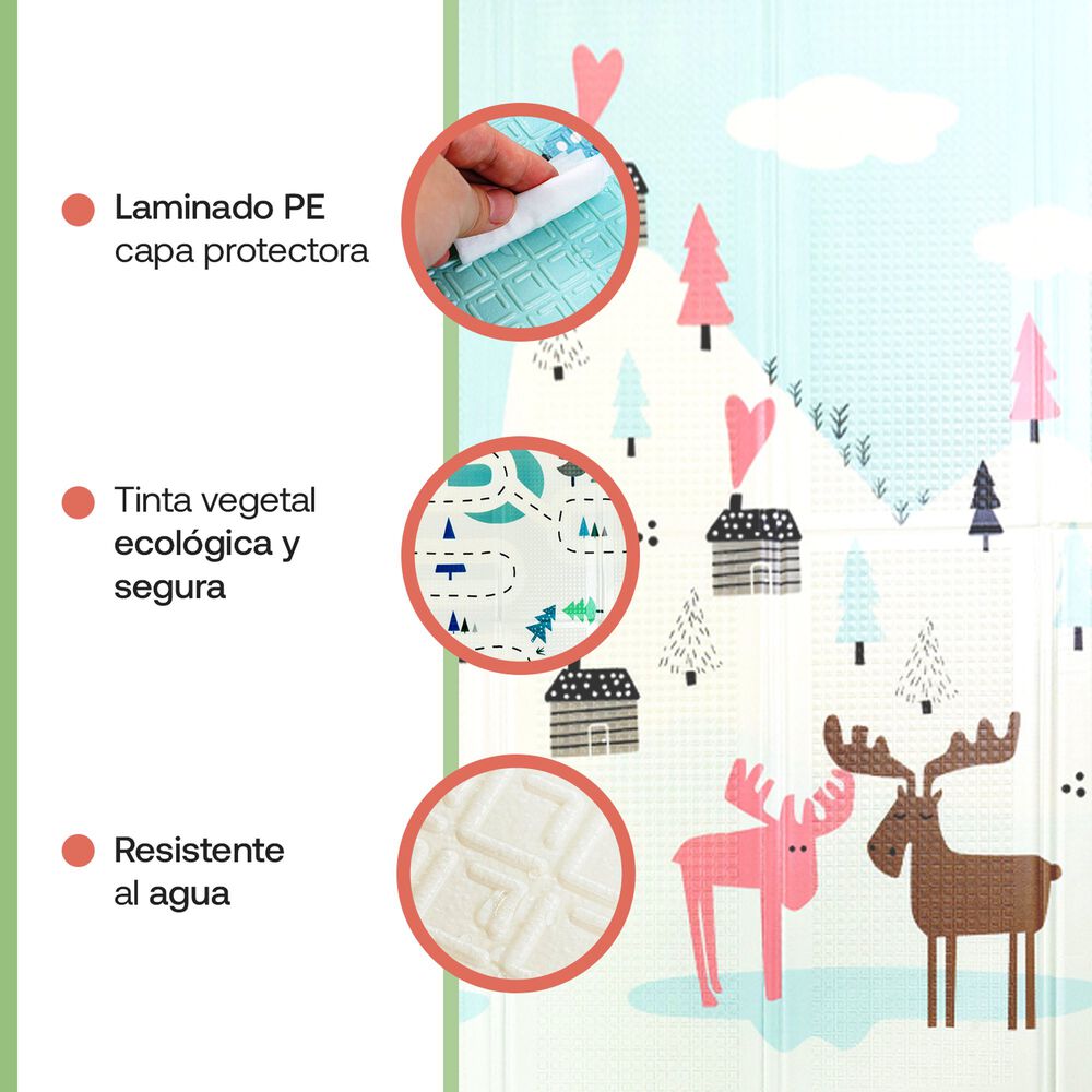 Alfombra Antigolpe Plegable Extra Grueso Premium Auto Monta&ntilde;a image number 3.0