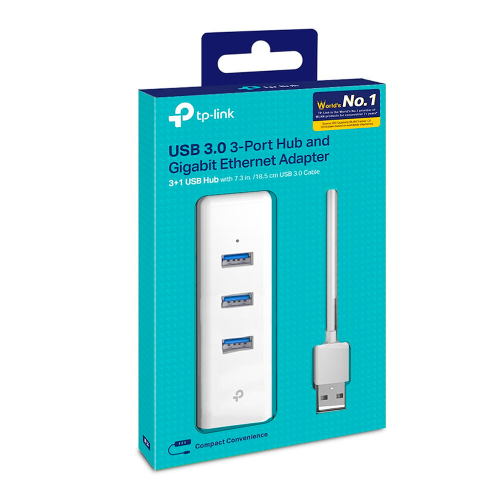 Adaptador Hub 2 En 1 Tp-linl Ue330 Usb 3.0 Ethernet image number 3.0