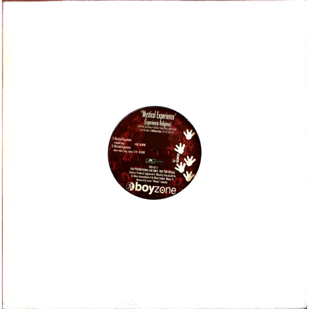 Boyzone - Mystical Experience/experiencia Religiosa| 12" Maxi Single Usado image number 0.0