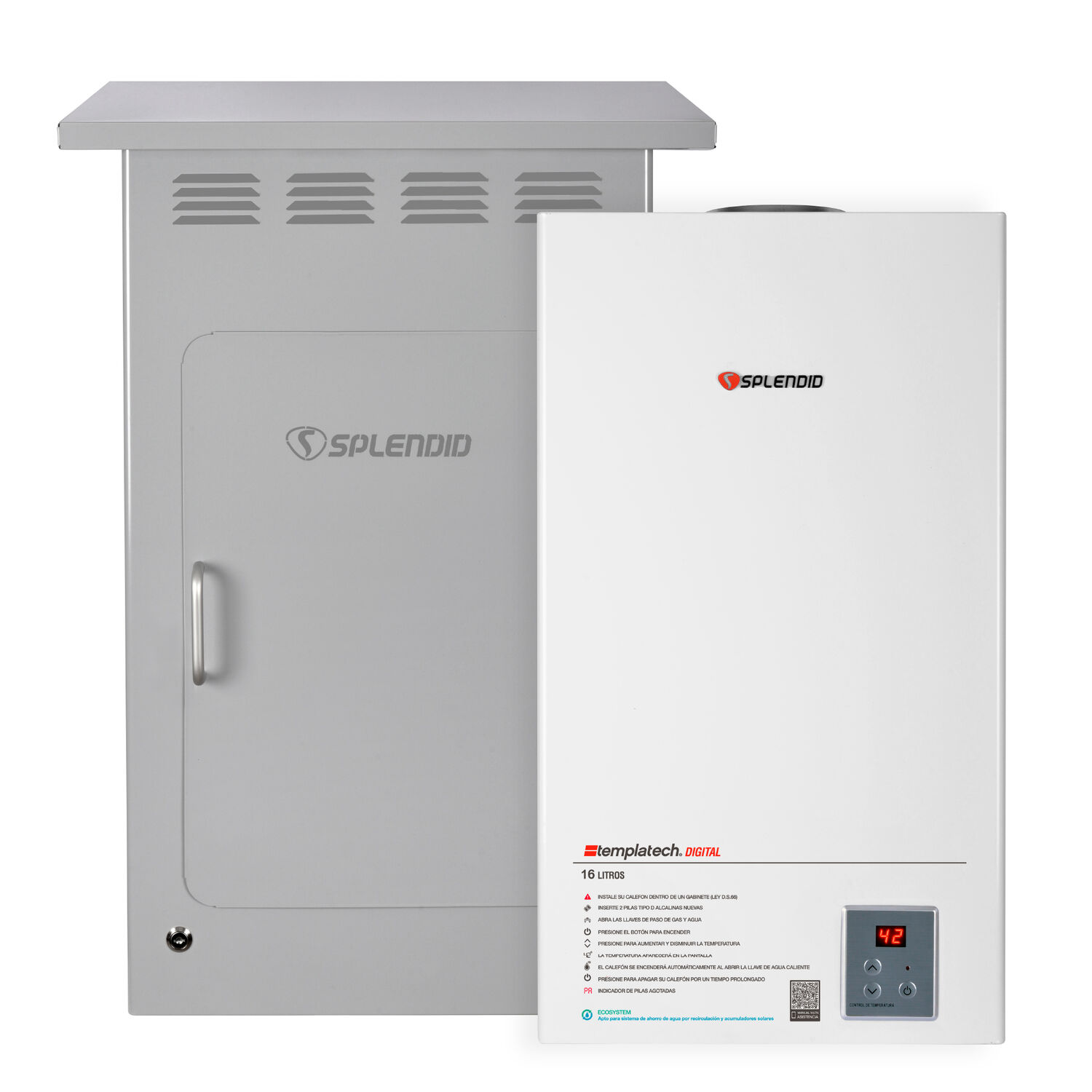 Pack Calefont 16l Tiro Natural Gas Licuado + Gabinete image number 0.0