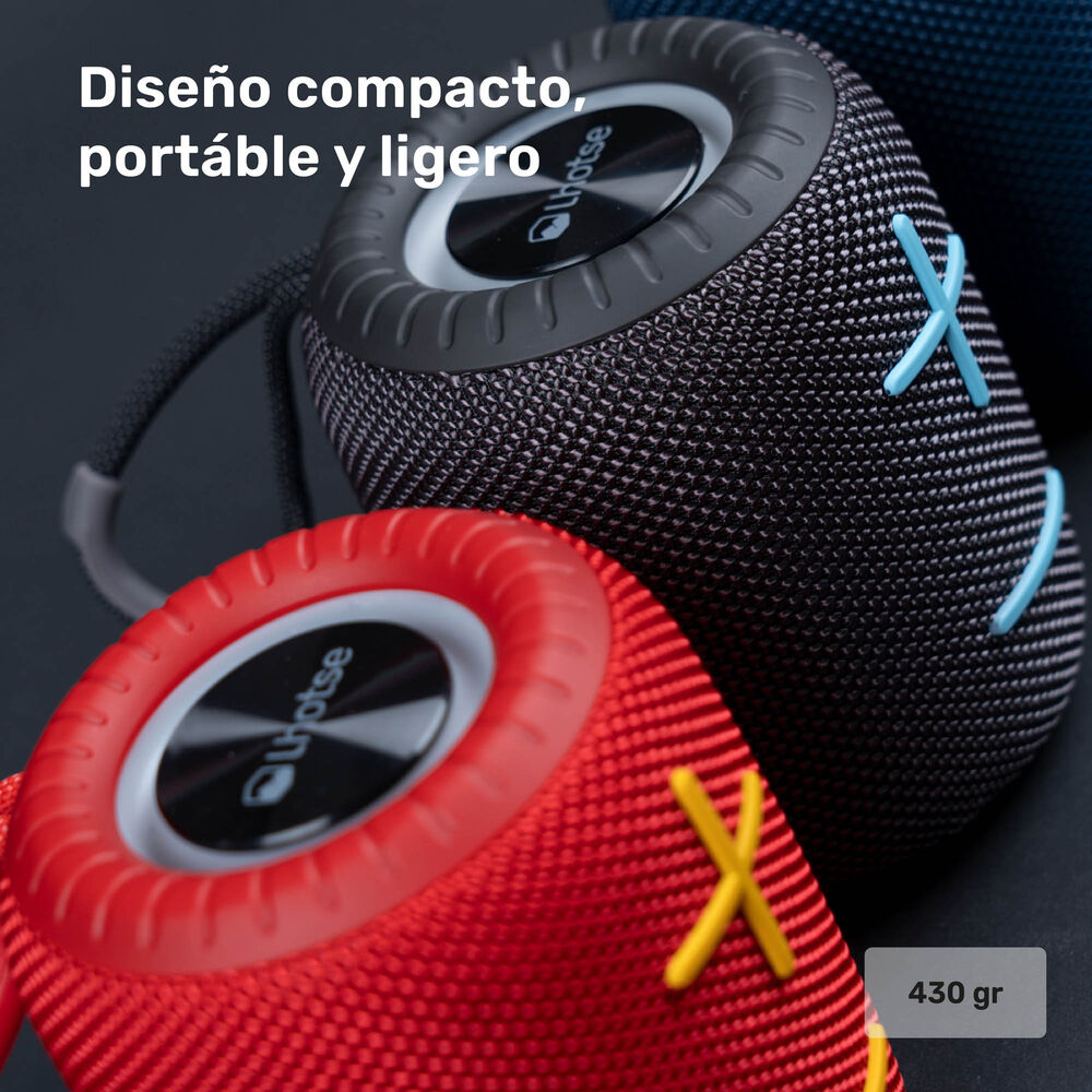 Parlante Portátil Inalámbrico Bluetooth Tripgo+ Red image number 4.0