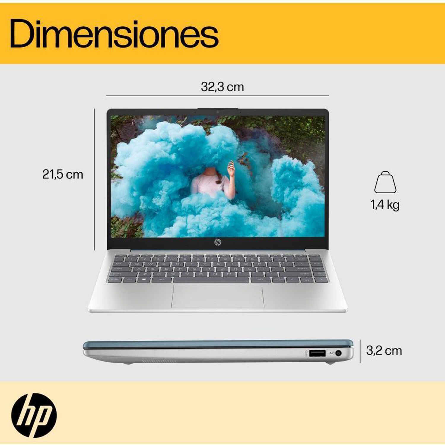 Notebook 14" HP 14-EM0017LA / AMD Ryzen 5 / 8 GB /  512GB SSD image number 5.0