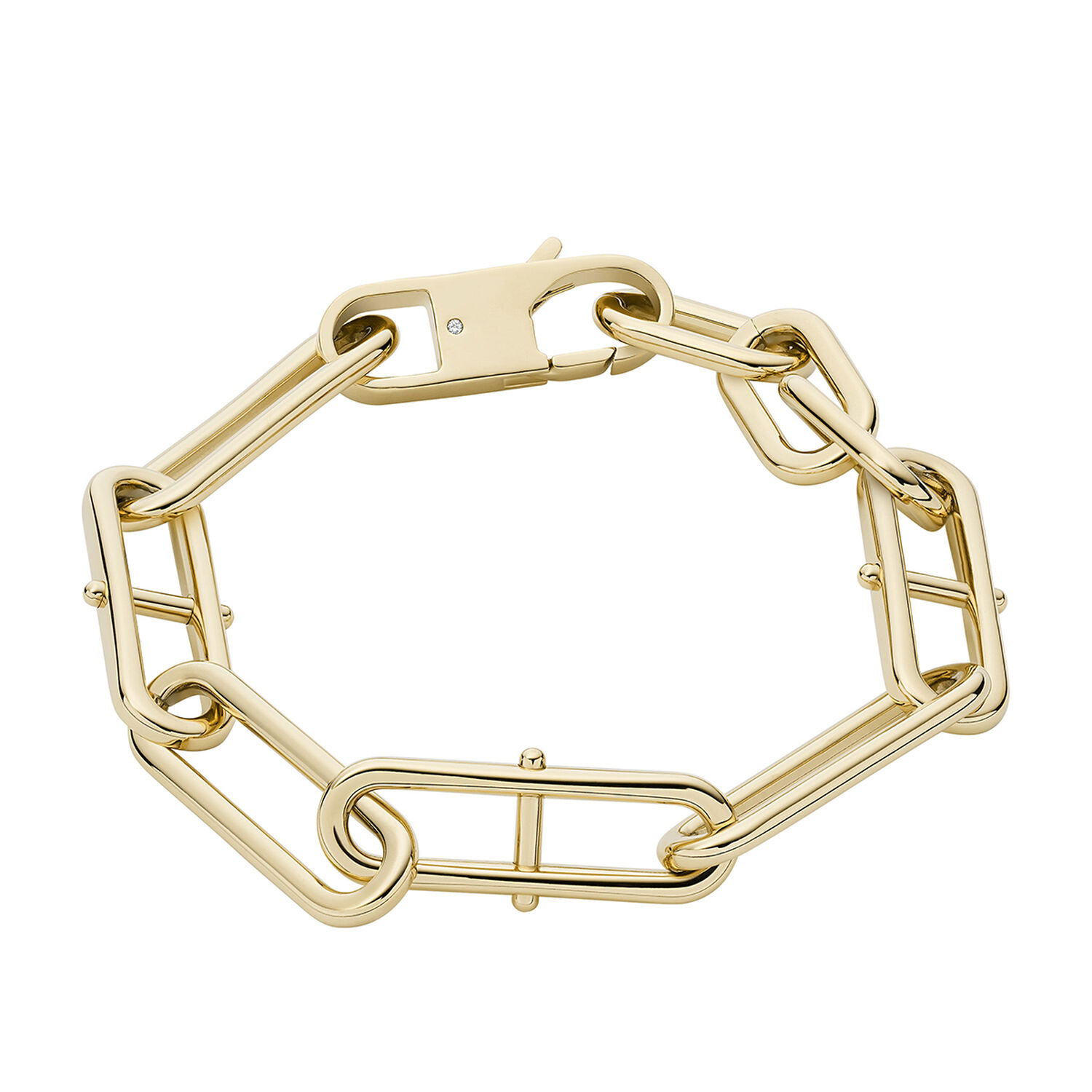 Pulsera Fossil Jf04234710 Dorado Mujer image number 0.0