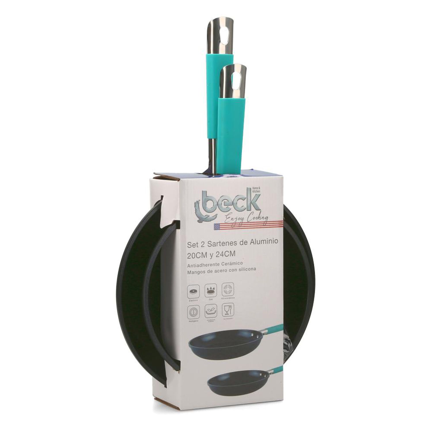 Set De Sartenes Beck Home & Kitchen Sarten / 2 Piezas image number 3.0