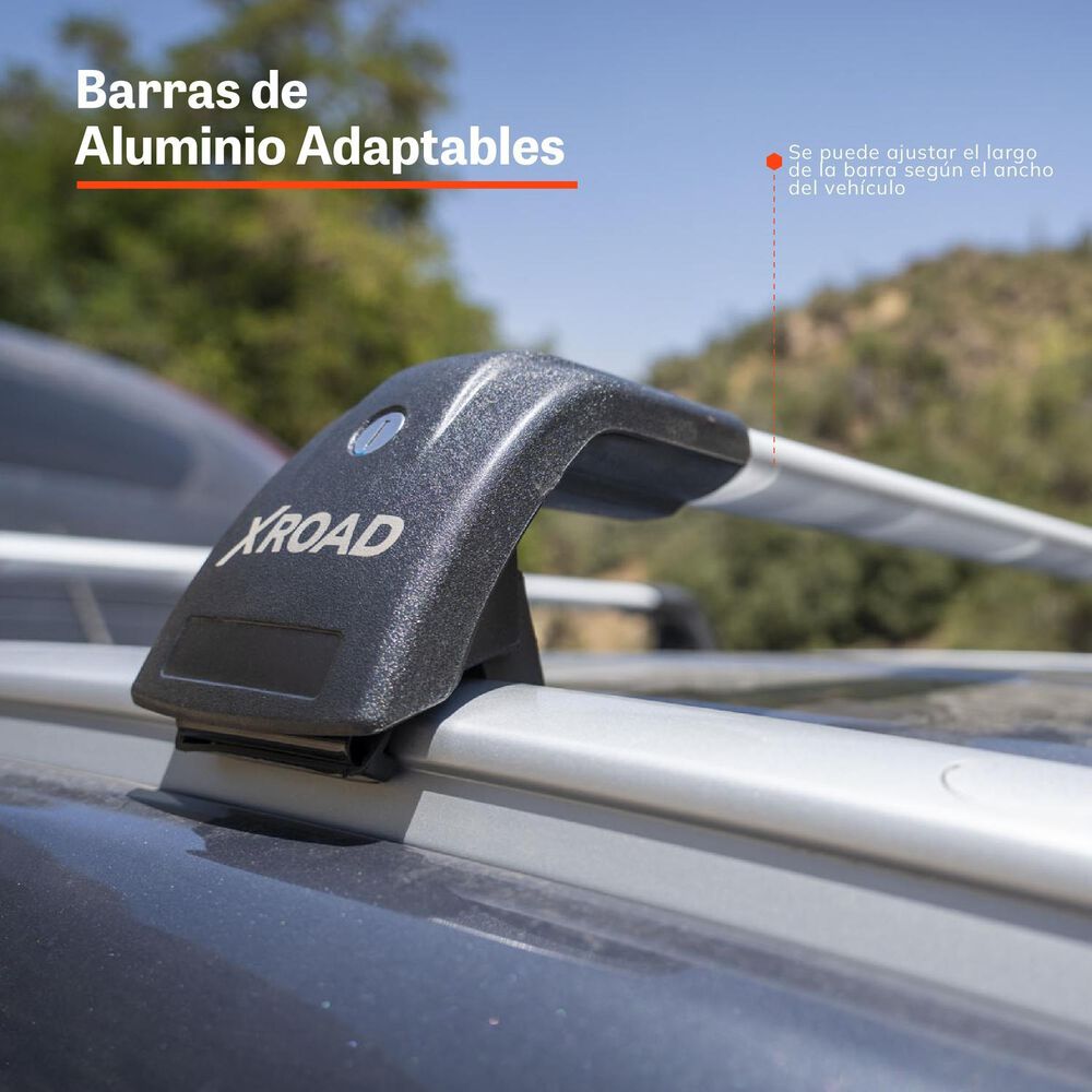 Barras Portaequipaje De Aluminio Para Techo Xroad image number 2.0